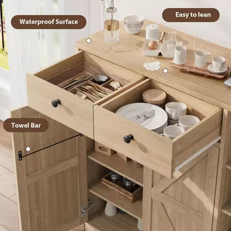 Meubles de rangement multi-usages avec portes et tiroirs, meuble à chaussures étroit avec étagères réglables