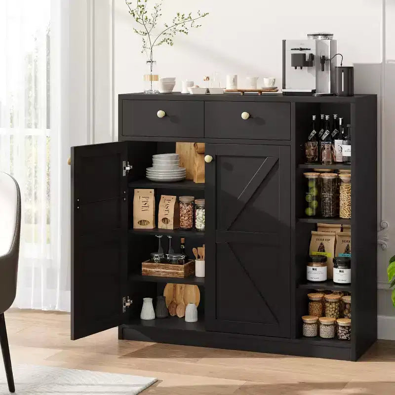 Multi-purpose lockers with Doors & Drawers, Narrow Shoe Storage Cabinet with Adjustable Shelves