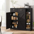 Multi-purpose lockers with Doors & Drawers, Narrow Shoe Storage Cabinet with Adjustable Shelves