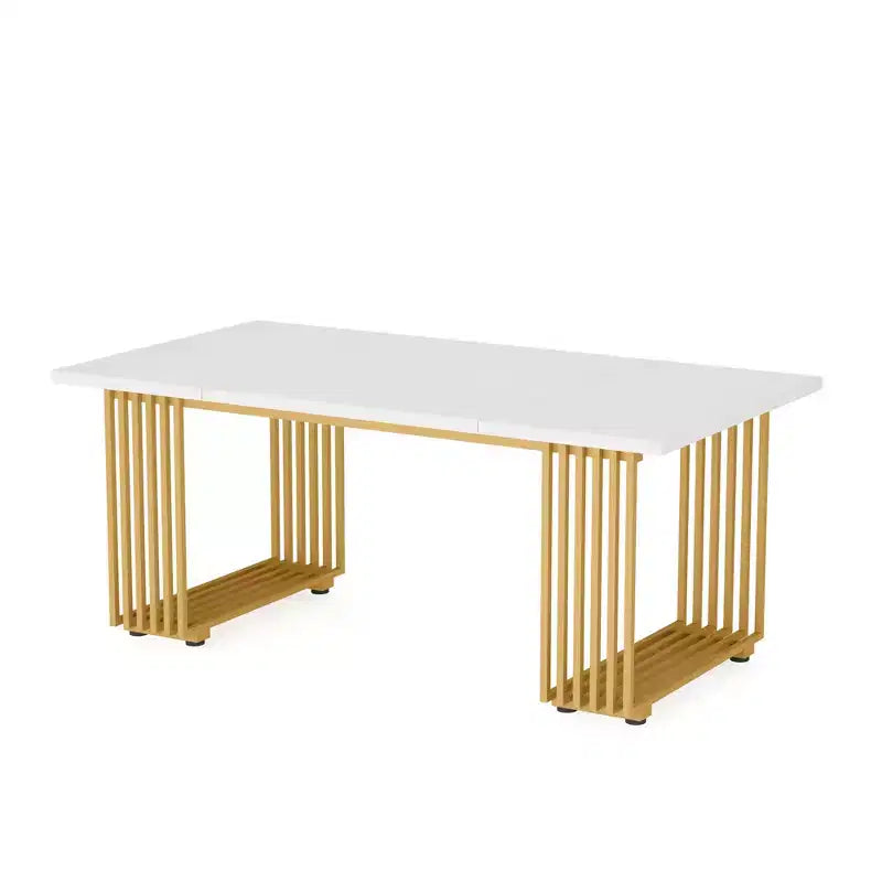 MAYEERTY Bureau polyvalent de 178 cm avec plateau en bois robuste et pieds en métal pour bureau à domicile