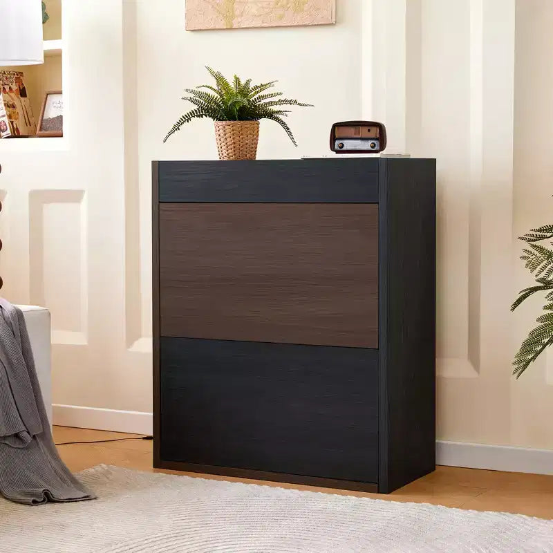 CLIHOME Meuble à Chaussures Extensible et Rotatif, Meuble d'Angle de Rangement Multifonctionnel à 90 Degrés