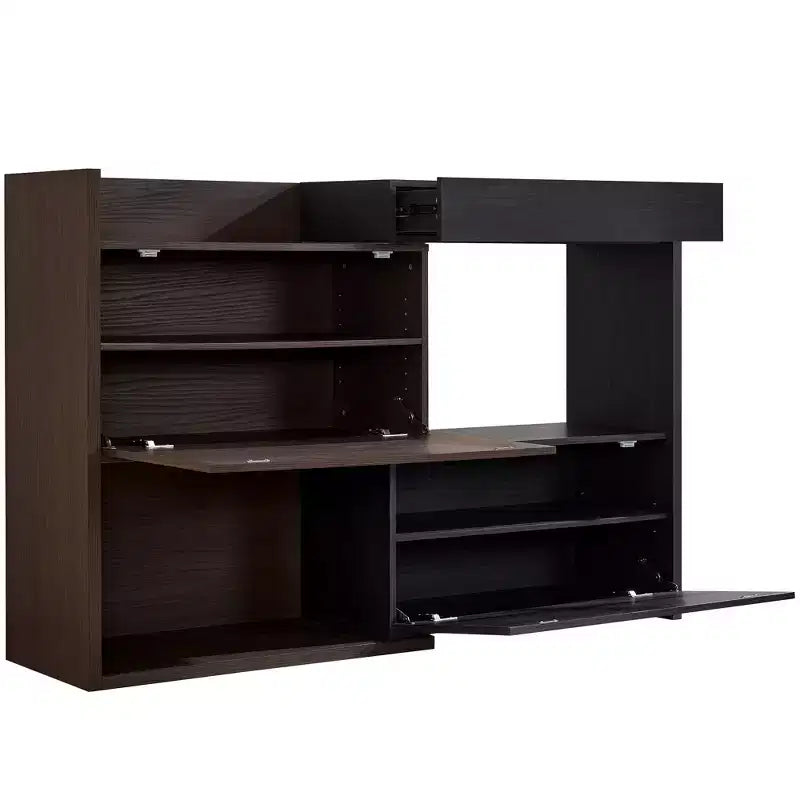 CLIHOME Meuble à Chaussures Extensible et Rotatif, Meuble d'Angle de Rangement Multifonctionnel à 90 Degrés