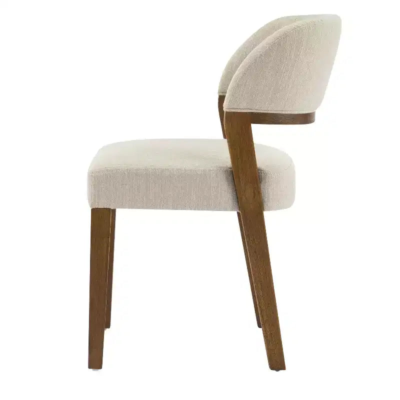 Christopher Knight Home Ata Chaises de salle à manger modernes en bois d'hévéa rembourrées (lot de 4)