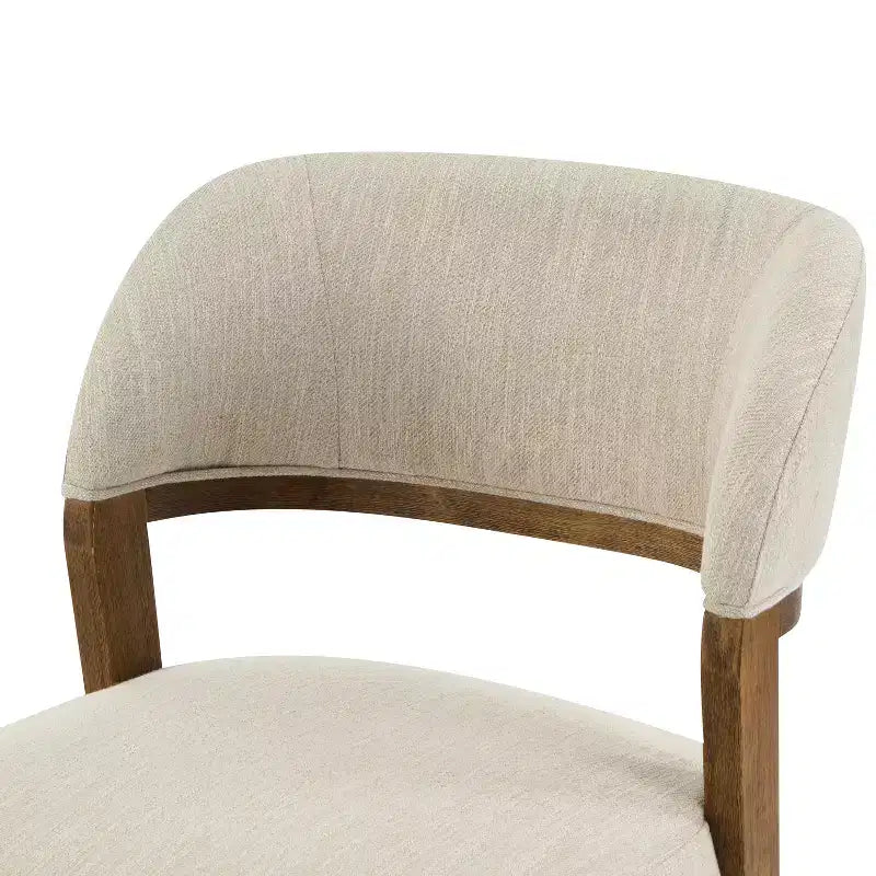 Christopher Knight Home Ata Chaises de salle à manger modernes en bois d'hévéa rembourrées (lot de 4)
