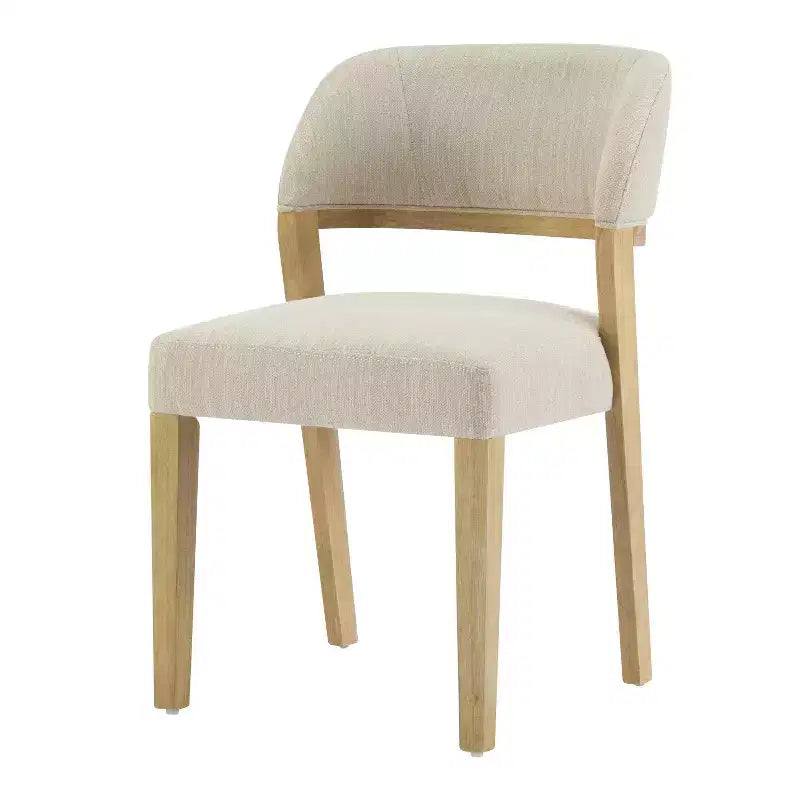 Christopher Knight Home Ata Chaises de salle à manger modernes en bois d'hévéa rembourrées (lot de 4)
