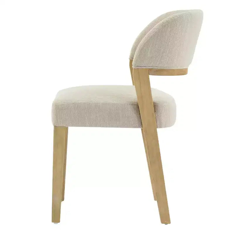 Christopher Knight Home Ata Chaises de salle à manger modernes en bois d'hévéa rembourrées (lot de 4)