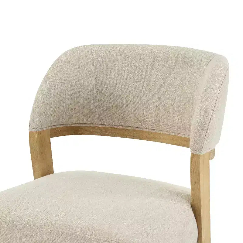 Christopher Knight Home Ata Chaises de salle à manger modernes en bois d'hévéa rembourrées (lot de 4)