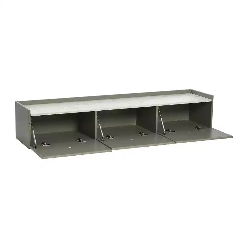 Meuble console flottant à 3 portes Storied Home