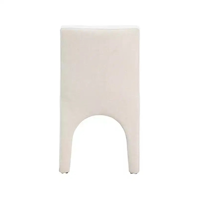 Meridian Furniture, Chaises de salle à manger en tissu texturé lin Gramercy, lot de 2
