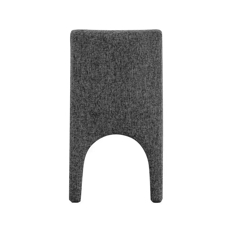 Meridian Furniture, Chaises de salle à manger en tissu texturé lin Gramercy, lot de 2