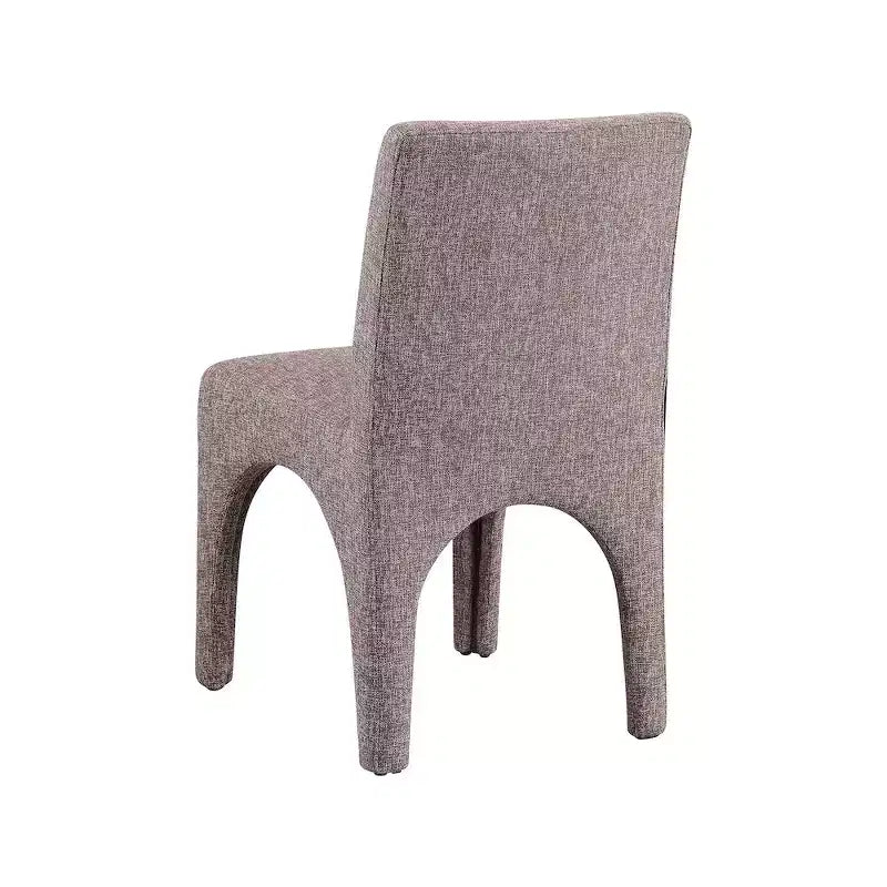 Meridian Furniture, Chaises de salle à manger en tissu texturé lin Gramercy, lot de 2