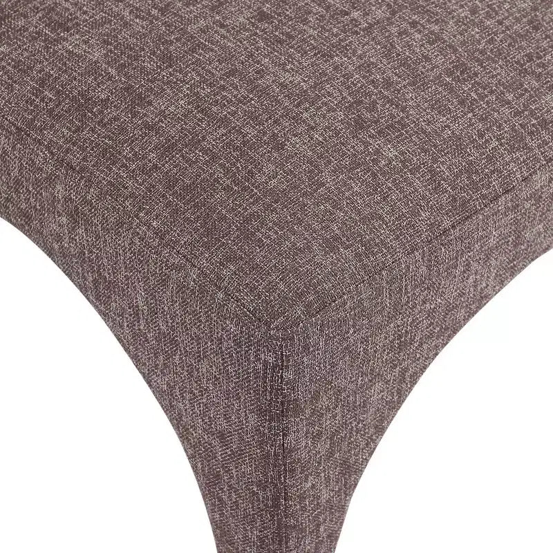 Meridian Furniture, Chaises de salle à manger en tissu texturé lin Gramercy, lot de 2