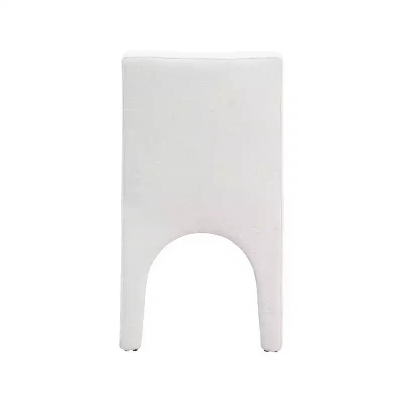 Meridian Furniture, Chaises de salle à manger en tissu texturé lin Gramercy, lot de 2