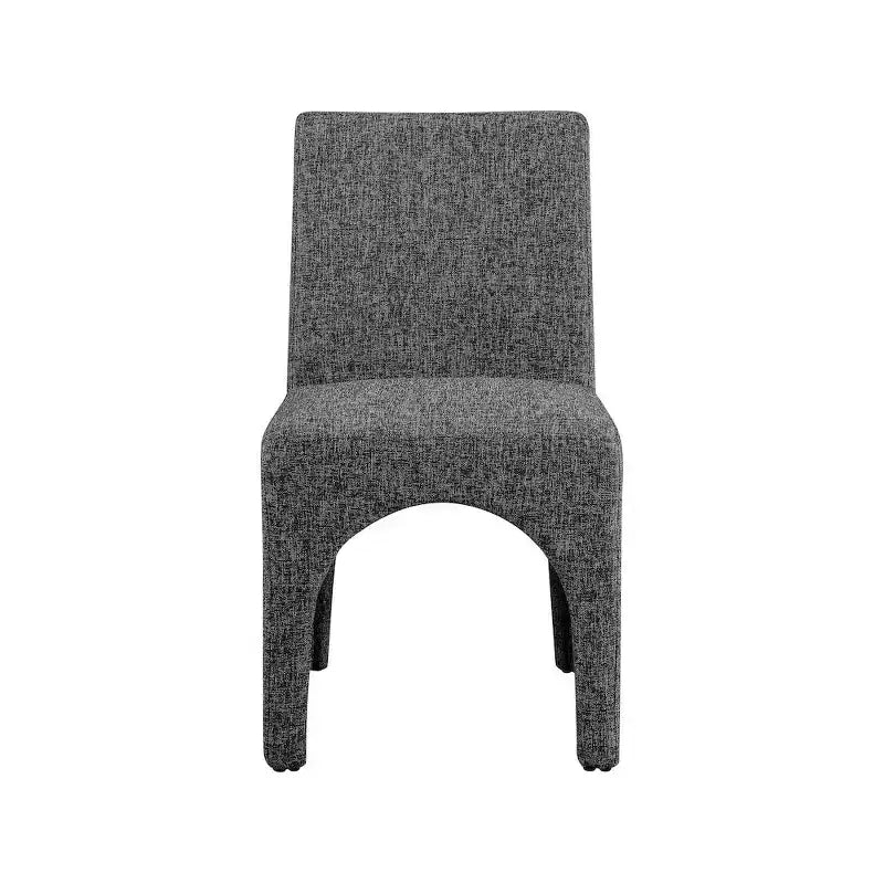 Meridian Furniture, Chaises de salle à manger en tissu texturé lin Gramercy, lot de 2