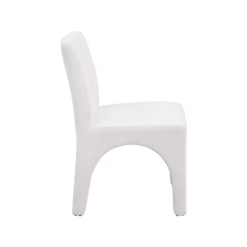 Meridian Furniture, Chaises de salle à manger en tissu texturé lin Gramercy, lot de 2