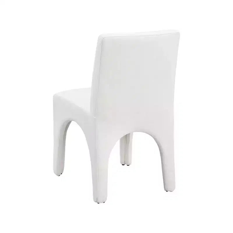 Meridian Furniture, Chaises de salle à manger en tissu texturé lin Gramercy, lot de 2