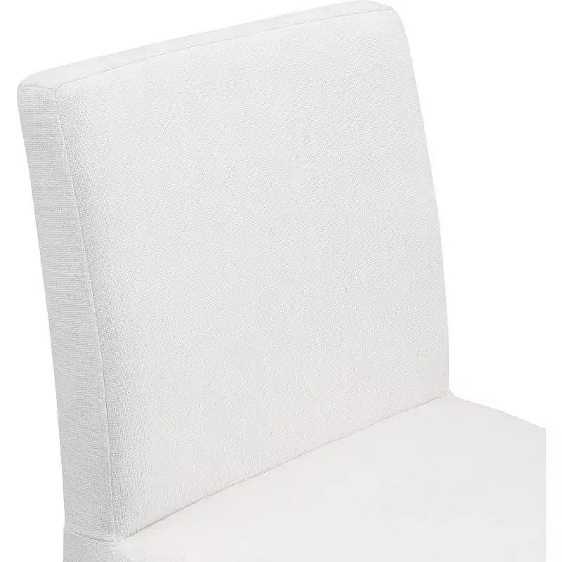 Meridian Furniture, Chaises de salle à manger en tissu texturé lin Gramercy, lot de 2