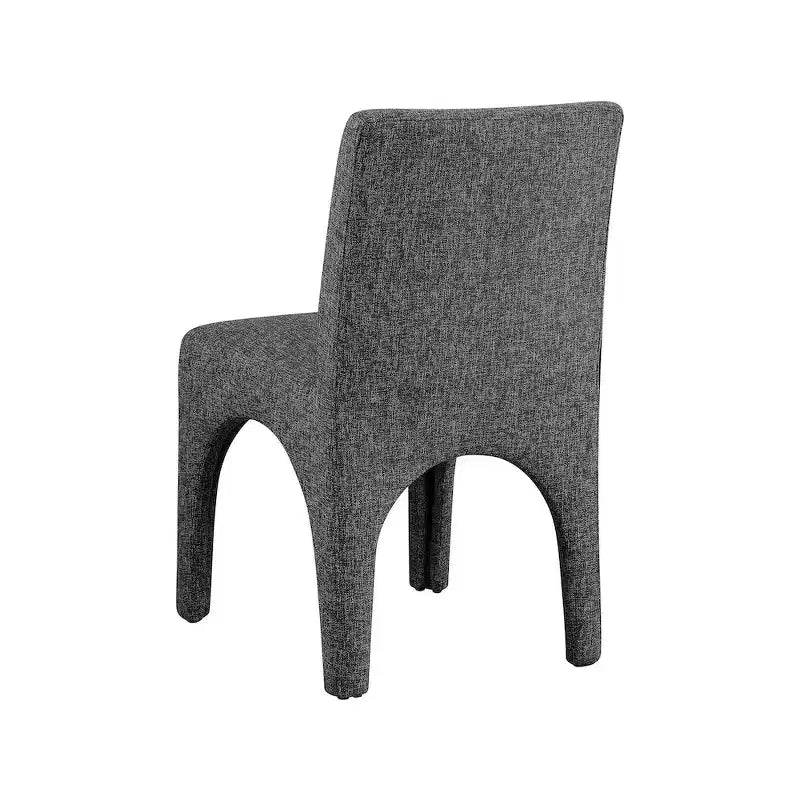 Meridian Furniture, Chaises de salle à manger en tissu texturé lin Gramercy, lot de 2