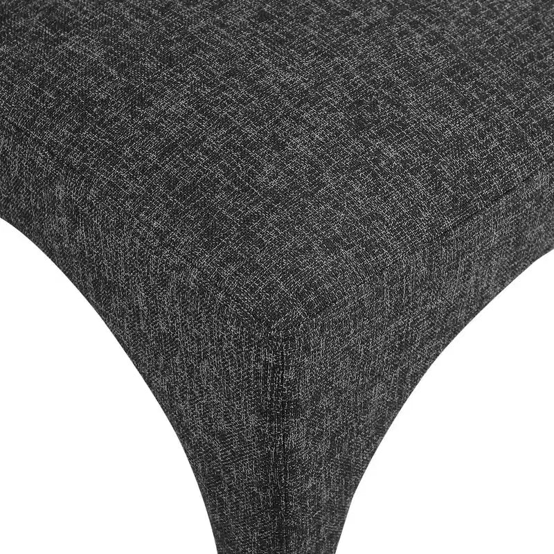 Meridian Furniture, Chaises de salle à manger en tissu texturé lin Gramercy, lot de 2