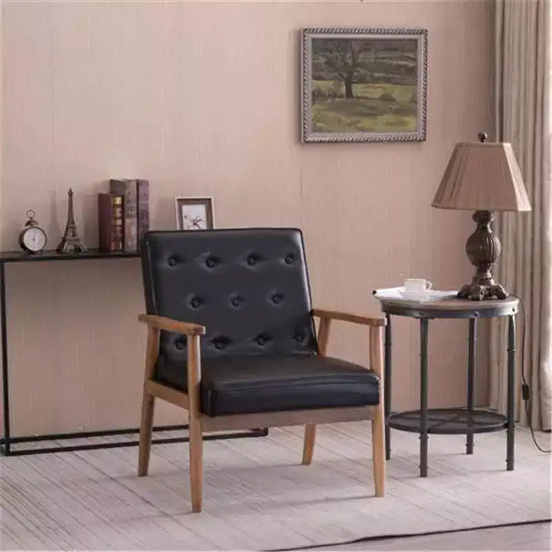 Chaise d'appoint en bois massif Karl Home