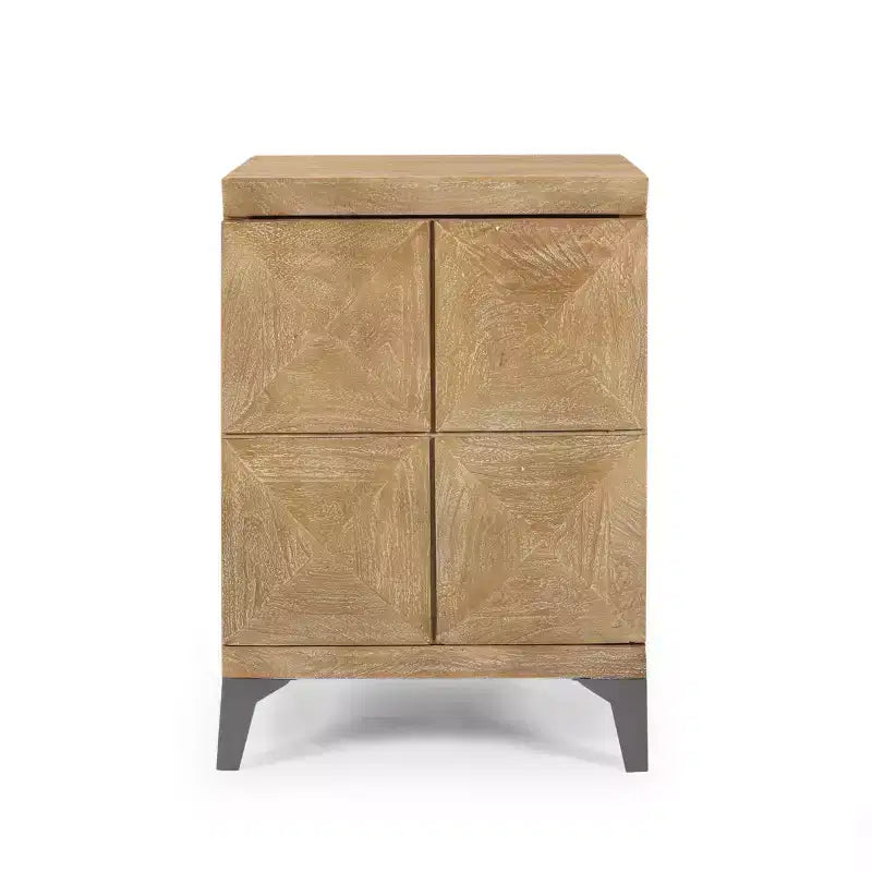 Christopher Knight Home Glover Armoire bohème faite à la main en bois de manguier et fer