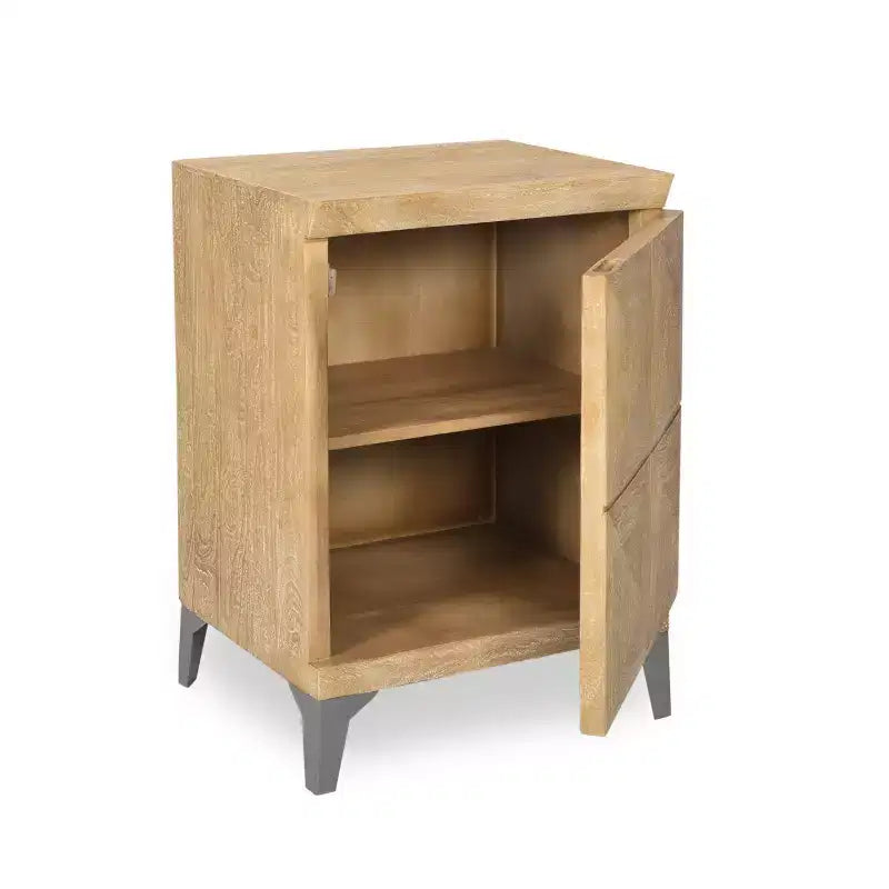 Christopher Knight Home Glover Armoire bohème faite à la main en bois de manguier et fer