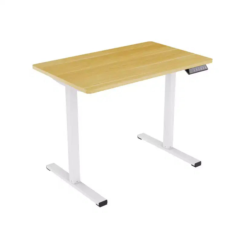 Bureau debout électrique monobloc réglable en hauteur, poste de travail informatique pour bureau à domicile, bureau assis-debout