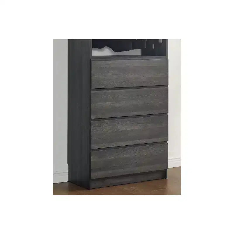 Placard de plain-pied HomeStock Prosper 32 en bois avec quatre tiroirs