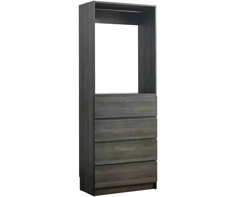 Placard de plain-pied HomeStock Prosper 32 en bois avec quatre tiroirs