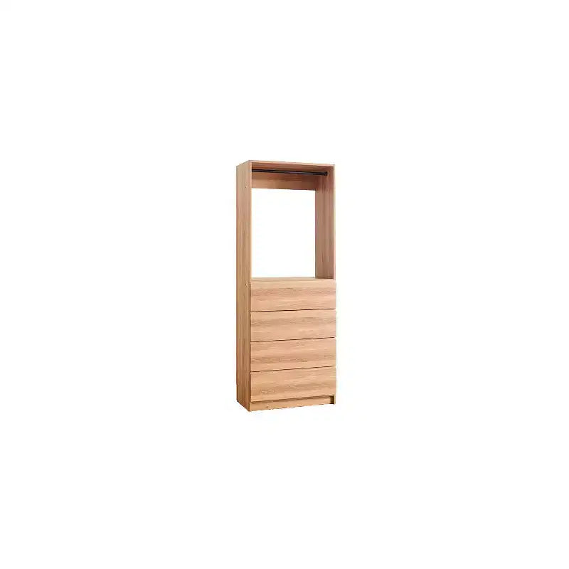 Placard de plain-pied HomeStock Prosper 32 en bois avec quatre tiroirs