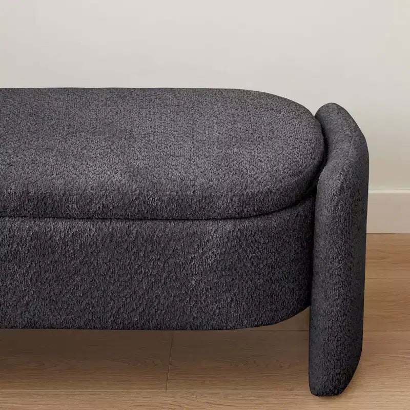 Banc Coffre de Rangement Polyvalent Grande Taille TUYOHW : Spacieux, Durable et Élégant pour Toute Pièce, Gris