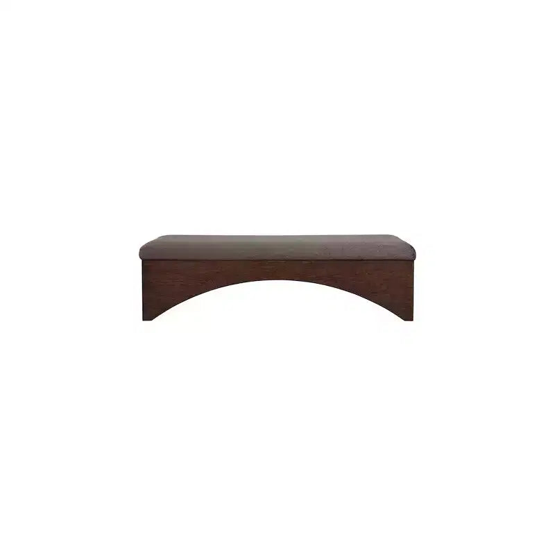 Meridian Furniture, Banc en Tissu Velours Poil Lawson