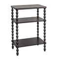 Bobbin Leg Rectangle Wood Accent Table