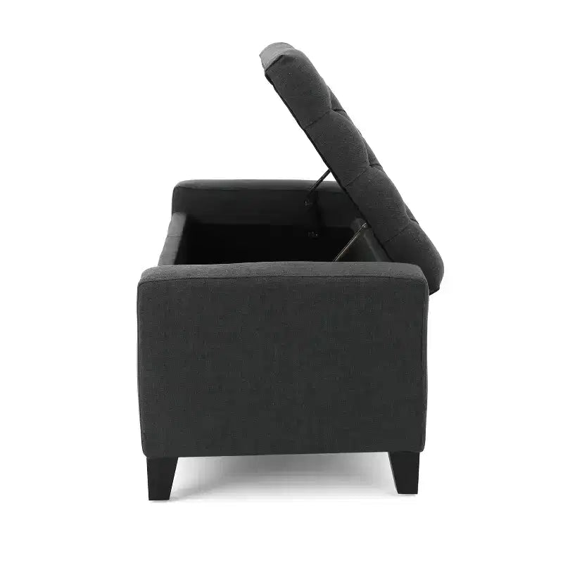 Banc rembourré TUYOHW avec coussin moelleux, banc moderne pour salon et chambre à coucher, banc confortable pour adultes