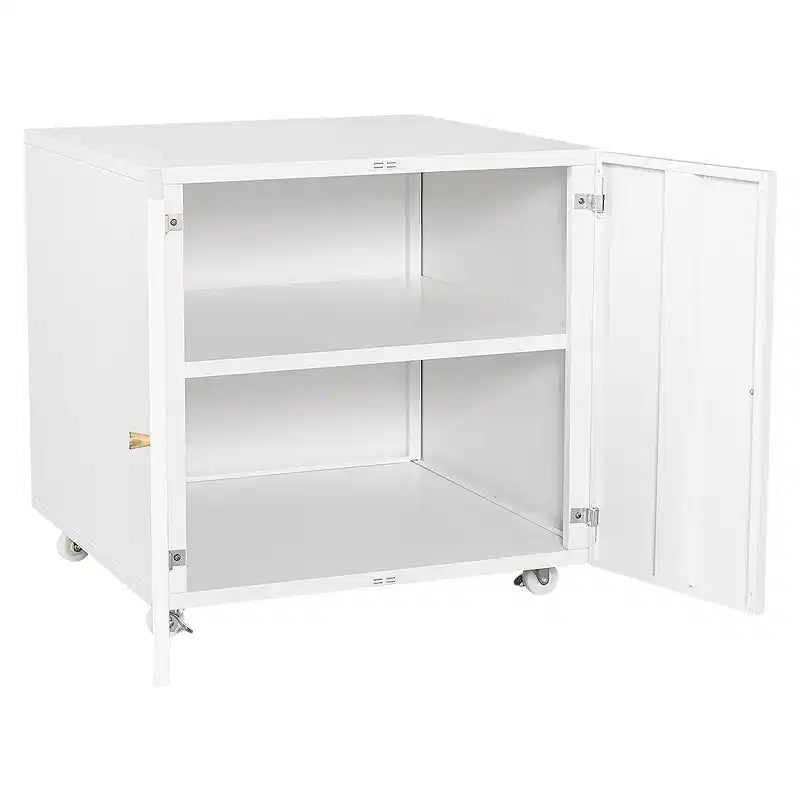 Support d'Imprimante en Métal avec Rangement, Table Roulante pour Imprimante pour Documents de Taille Lettre/Légal/A4, Meuble Classeur Mobile en Métal