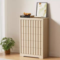 Tall Fluted 5-Drawer Dresser - Handleless Design with Deep Storage for Bedroom & Living Room
