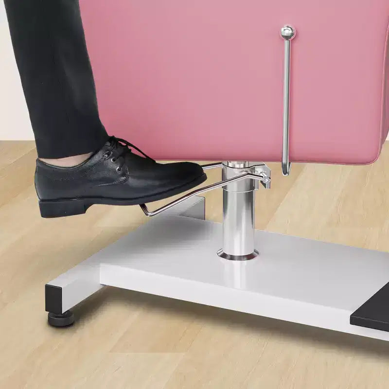 Fauteuil de pédicure FinerFurnis, baignoire de pédicure élégante avec repose-pieds réglable et appui-tête télescopique, dossier inclinable jusqu'à 130°, sans plomberie