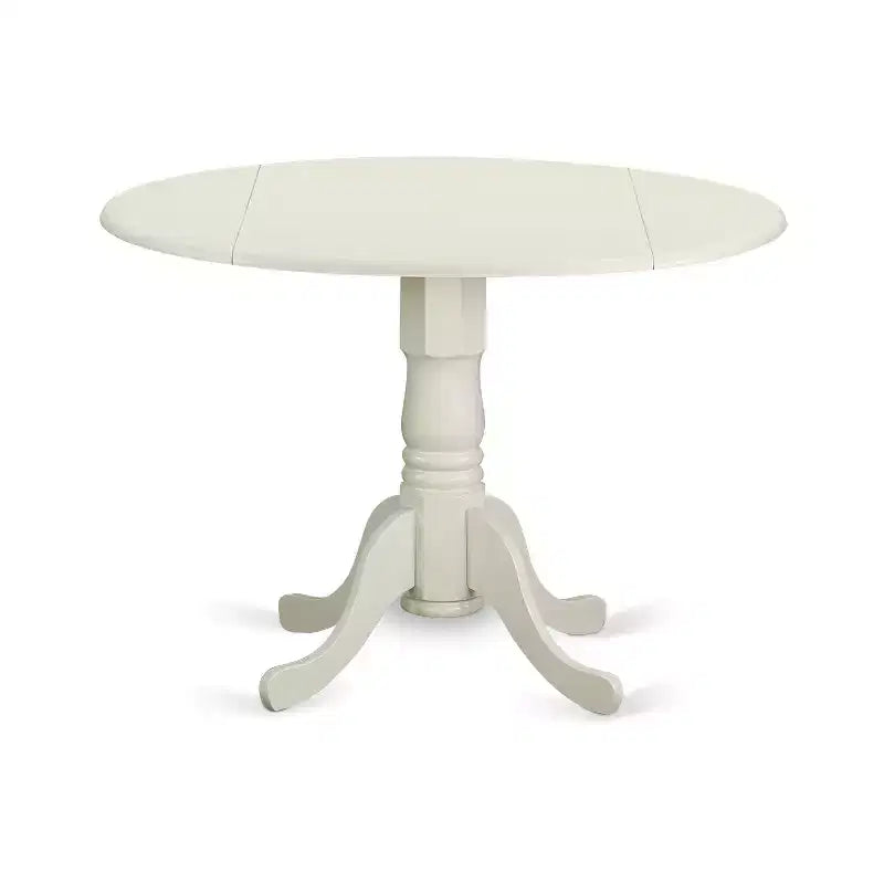 Table de salle à manger HomeStock en bois d'acacia avec texture bois et deux rallonges de 9 pouces