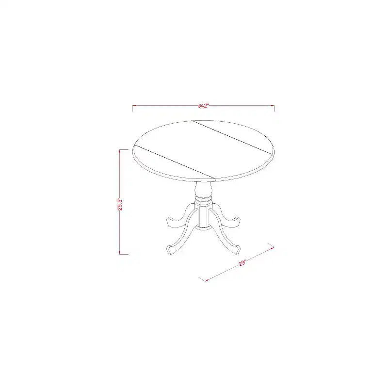 Table de salle à manger HomeStock en bois d'acacia avec texture bois et deux rallonges de 9 pouces