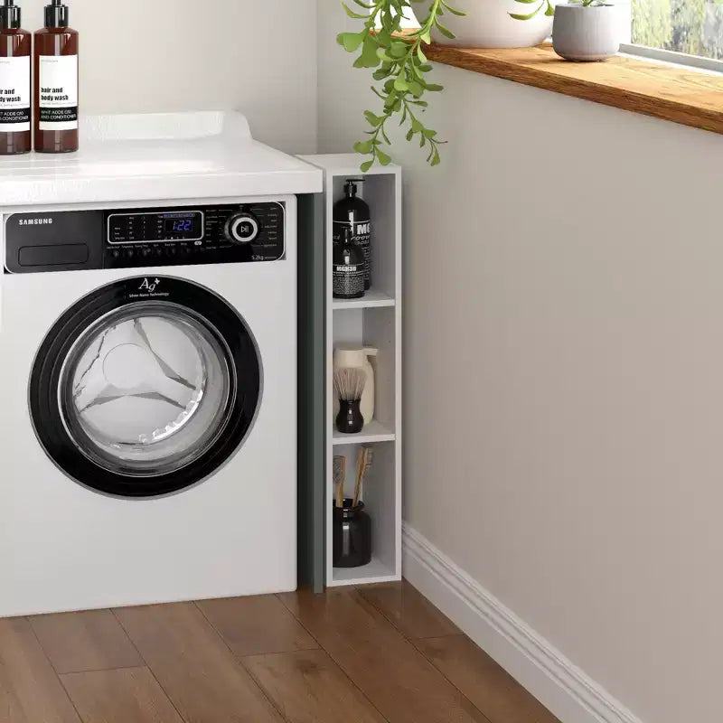 HOMLUX Bibliothèque à 3 niveaux peu encombrante avec étagères de rangement ouvertes et réglables pour placard, chambre à coucher