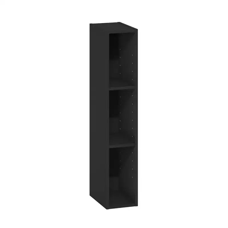 HOMLUX Bibliothèque à 3 niveaux peu encombrante avec étagères de rangement ouvertes et réglables pour placard, chambre à coucher