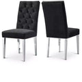 Meridian Furniture,Juno Velvet Dining Chair, Set of 2
