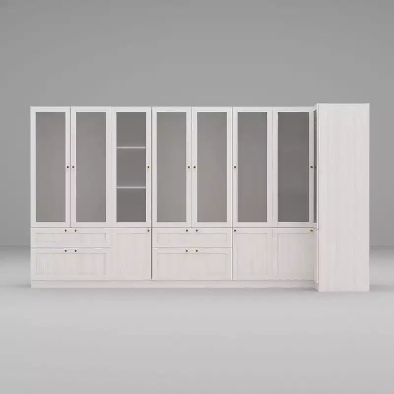 Armoire modulable grise Famapy : Solution de rangement personnalisable et spacieuse