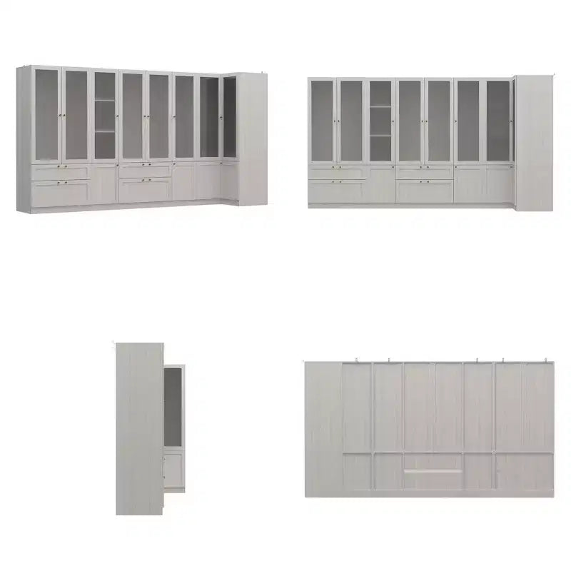 Armoire modulable grise Famapy : Solution de rangement personnalisable et spacieuse