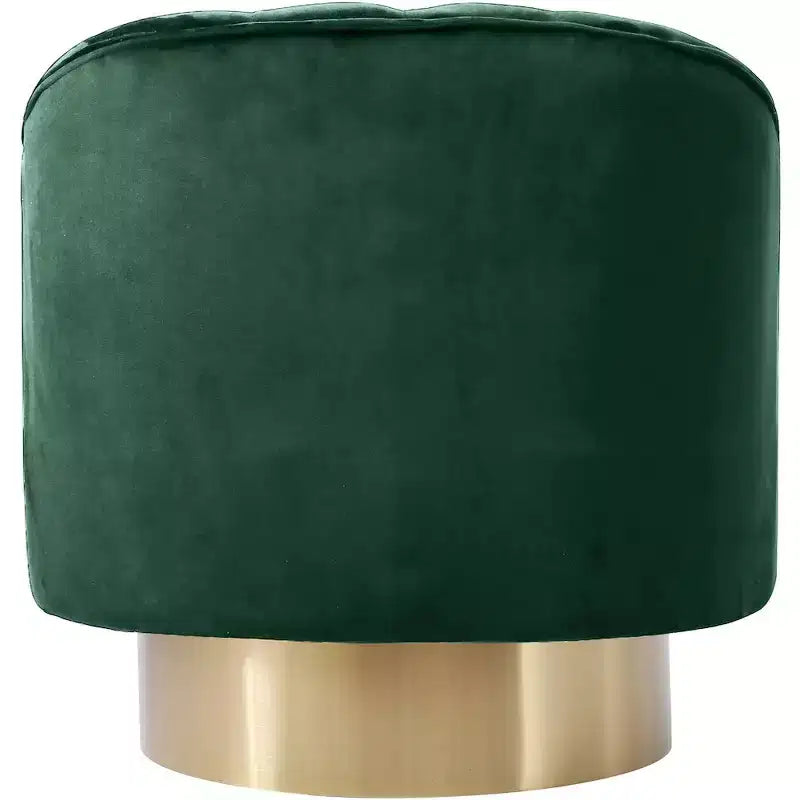 Meridian Furniture, fauteuil d'appoint en velours Farrah
