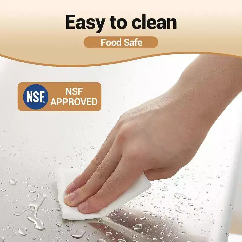 Étagère murale commerciale en acier inoxydable Acekool, support de cuisine en métal avec dosseret et équerres pour la maison ou le commerce