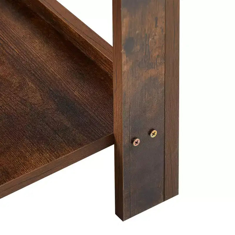 TROPOW Tables de chevet en rotin, avec tiroir décoratif en rotin et étagère ouverte, table de chevet de ferme avec tiroir et étagère de rangement