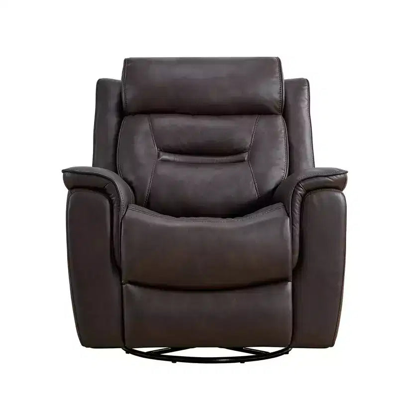 Fauteuil inclinable manuel pivotant en similicuir Spruce & Spring Fauteuil inclinable planeur