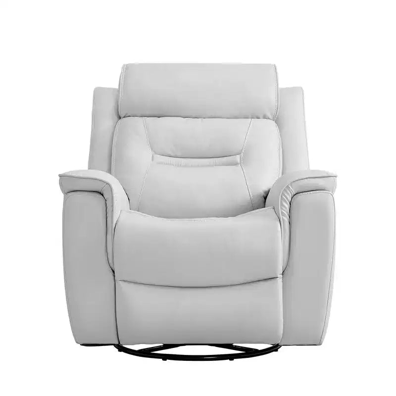 Fauteuil inclinable manuel pivotant en similicuir Spruce & Spring Fauteuil inclinable planeur