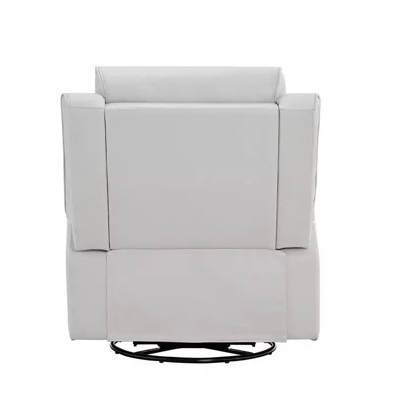 Fauteuil inclinable manuel pivotant en similicuir Spruce & Spring Fauteuil inclinable planeur